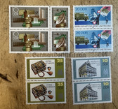 od077 - East German postage stamps set - mixed lot double stamp blocks