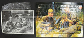 oo031 - original East German puzzle - NVA soldier and Soviet soldier