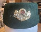 wo427 - East German Forstwirtschaft Forestry service Female higher ranks pill hat with gold cap badge - size 48