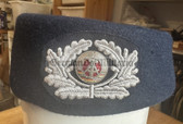 wo418 - Feuerwehr Fire Service Female Officer ranks pill hat with embroidered cap badge - size 54