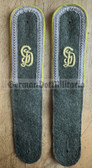 mp041 - Wehrmacht Regiment Grossdeutschland pair of shoulder boards - reenactment cope fake