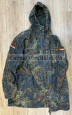 gw060 - Bundeswehr West German Army Flecktarn Camo Parka with hood - size 16 XL