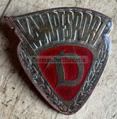 om114 - Kampfsportabzeichen - Combat sports badge for the MdI, Stasi & Zoll/Customs in bronze - worn on uniforms