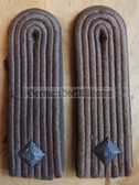 sbfd021 - 2 - FELDDIENST UNTERLEUTNANT - all branches of the army and border guards - pair of shoulder boards