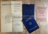 ac674 - c1930s documents lot - joiner trade from Halle/Saale