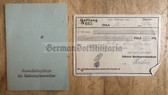 ac712 - c1937 NSRDW - NS Reichsfachschaft Deutscher Werbefachleute - National College of German Advertising Professionals - college course programme book & course fee payment receipt - extremely unusual