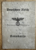ac708 - c1944 Kennkarte ID card for a woman from Günzburg in Bavaria