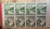 ac704 - c1938/39 WHW Winterhilfswerk booklet with postage stamps - contains many stamps