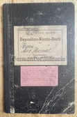 ac702 - c1922 Deutsche Bank Berlin Charlottenburg paying in book