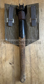 wo017 - original East German Paratrooper FJ Fallschirmjäger Special Forces Klappspaten E-Tool spade with carry pouch