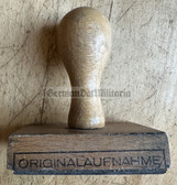 ac741 - East German Archive for International Art in Berlin - rubber publisher approval stamper