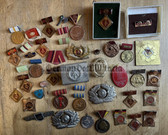 ac773 - lot of East German medals, badges, pins - bargain corner