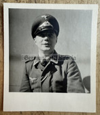 ac751 - Luftwaffe Unteroffizier with visor hat - studio portrait photo