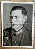 ac761 - Wehrmacht Heer soldier - studio portrait photo