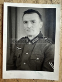 ac763 - Wehrmacht Heer Obergefreiter - studio portrait photo
