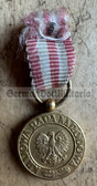 ac737 - miniature Polish Medal of Victory and Freedom 1945