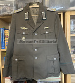 lwo004 - NVA Air Defence officer Uniform Jacket - Oberleutnant with ribbon bar & awards - size sg52-1