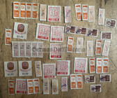 od159 - lot of DDR membership due stamps for various organisations