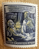 od157 - c1955 East German postage stamp - 135th Birthday of Friedrich Engels