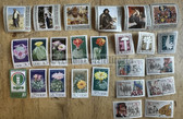 od156 - large lot of East German postage stamps
