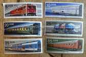 od149 - East German postage stamps set - Train Construction in the DDR Deutsche Reichsbahn