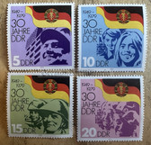 od146 - East German postage stamps set - c1979 30th years anniversary of the DDR
