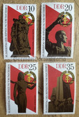 od140 - East German postage stamps set - c1975 30th anniversary if liberation from Fascism