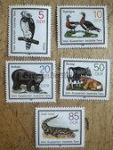 od118 - East German postage stamps set - endangered animal species