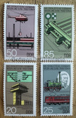 od114 - East German postage stamps set - socialist Railways Deutsche Reichsbahn