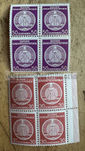 od110 - 2 - East German postage stamps set - DDR Dienstmarken - inter governmental mail lot