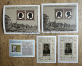 od109 - East German postage stamp blocks - mixed