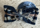 ac796 - original German WW1 medal ribbon buttonhole device - 2 medals, including Iron Cross & Hindenburg Cross
