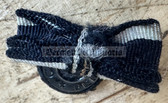 ac799 - original German WW1 medal ribbon buttonhole device - 2 medals, including Iron Cross & Hindenburg Cross