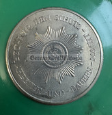 ac778 - East German Feuerwehr - Fire Fighters - presentation coin in case