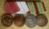 is020 - 4 place parade medal bar for uniforms - NVA & Stasi MfS