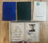 od041 - East German lot of documents for a man from Leipzig
