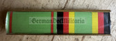 is044 - 2 place paper medal ribbon bar - Stasi & Grenztruppen Border Guards - senior NCO rank or junior Officer rank
