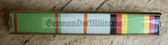 is048 - 3 place paper medal ribbon bar - Stasi & Grenztruppen Border Guards - senior NCO rank or junior Officer rank