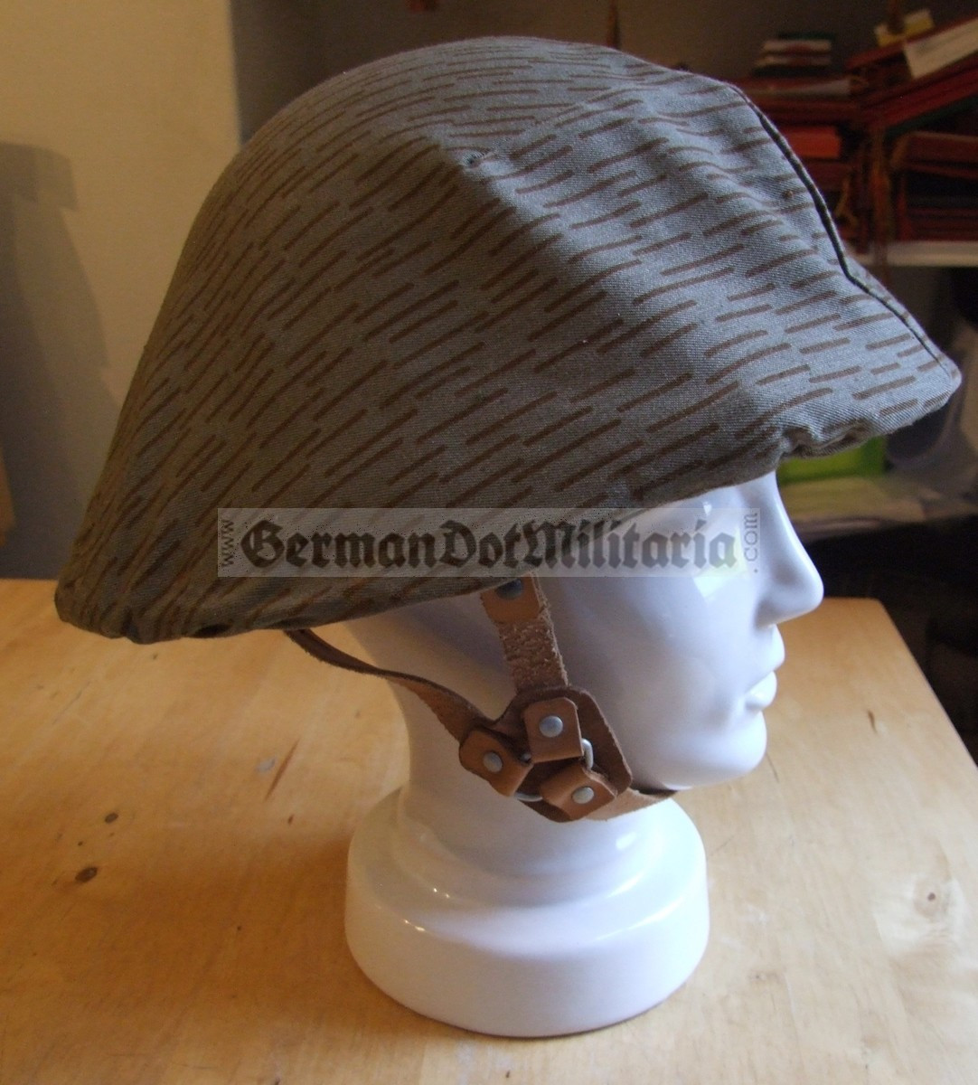- NVA Strichtarn Helmet hood with net - GermanDotMilitaria