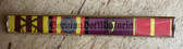 is051 - 4 place paper medal ribbon bar for shirts with Kampforden - MfS Stasi Staatssicherheit - General rank or very senior Officer rank