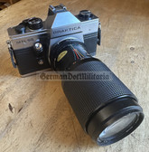 oo088 - East German Praktica MTL 50 camera with large Prakticar Tele lens - as used by the Grenztruppen Border Guards