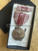 om011 - 3 - original US Army Good Conduct Medal with ribbon bar in original box