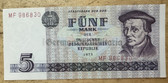od218 - East German 5 Marks issued banknote from 1975 - legal tender - very good condition