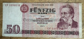od227 - East German 50 Marks issued banknote from 1975 - legal tender - very good condition