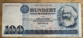 od231 - East German 100 Marks issued banknote from 1975 - legal tender - very good condition