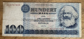 od232 - East German 100 Marks issued banknote from 1975 - legal tender - very good condition
