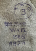 wo190 - very early 1966 dated NVA & Grenztruppen Strichtarn  Sturmgepäck - assault bag