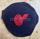 ft021 - patch on cloth - Volksmarine Driver Specialist Sleeve Patch for EM & NCO in blue