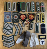 ft040 - large, mixed lot of East German shoulder boards, badges and patches - Bargain Corner