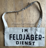 bw122 - c1976 dated Bundeswehr Feldjäger (military police) Brassard